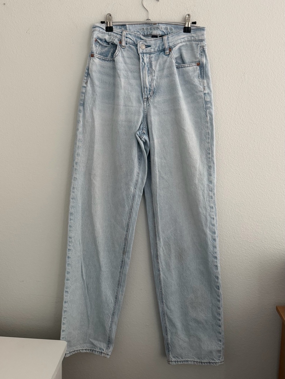 American Eagle Outfitters Light Blue Straight Jeans